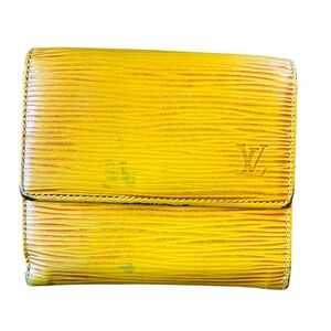 Louis Vuitton Epi Leather Wallet - Yellow!